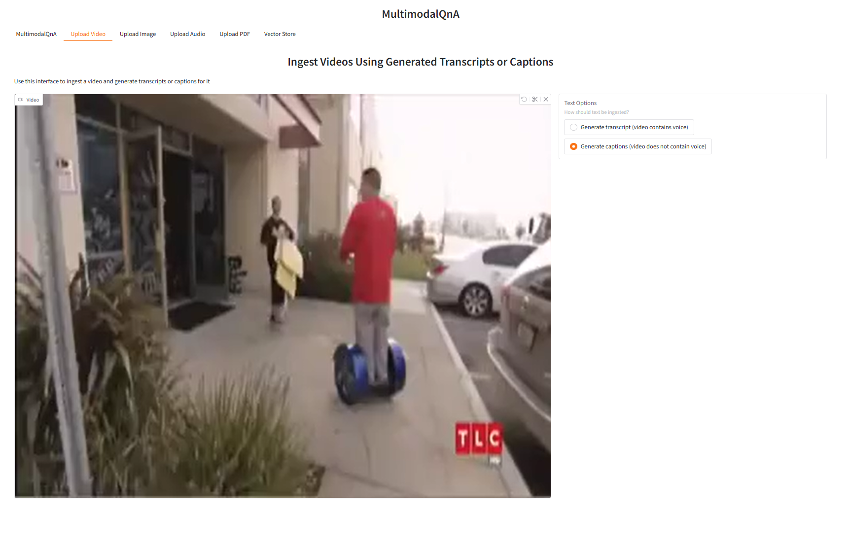 MultimodalQnA-ingest-video-screenshot